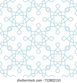 Geometric pattern for wallpapers. Light blue seamless background for textile. Vector illustration