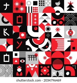 Geometric pattern for web art prints posters flyers and backgrounds