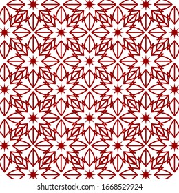 Geometric pattern. White background. Vector.