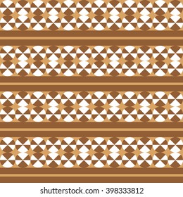 Geometric pattern with white and brown circles