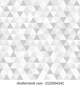 Geometric pattern white and gray triangle.Seamless abstract background.
Vector illustration.Eps10