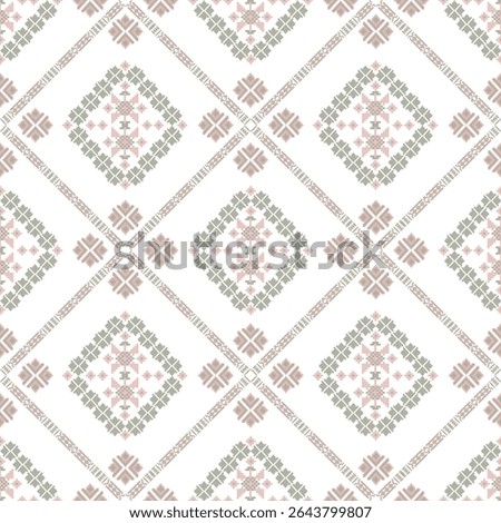 Geometric pattern, white isolate background