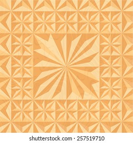 Geometric pattern for wood carving. Wood carving, geometrical carving. Traditional folk crafts.
