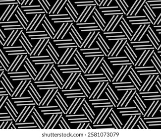 Geometric pattern woven texture background