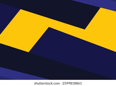 Geometric pattern with yellow and blue rectangles. Abstract background.
