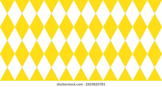 Geometric pattern of yellow diamonds on a white background. symbol eps 10