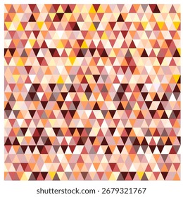 Patrón geométrico en amarillo, rojo y naranja, Ilustración vectorial
