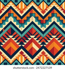 Geometric patterned background tribal pattern background chevron pattern,vector illustration clipart