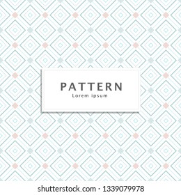 geometric pattern.Pastel rectangle shape seamless background pattern in eps file.  Abstract shape line design in vector. creative flower background for business. Isometric pattern. gift wrapping.