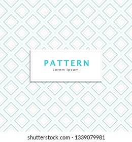 geometric pattern.Pastel rectangle shape seamless background pattern in eps file.  Abstract shape line design in vector. creative flower background for business. Isometric pattern. gift wrapping.