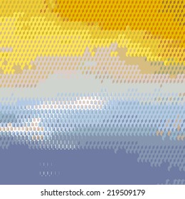 Geometric patterns abstract mosaic backgrounds. Vector illustration EPS 10.