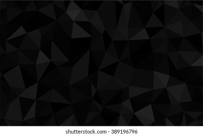 Geometric patterns in black