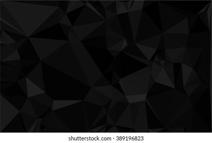 Geometric patterns in black