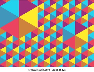 Geometric patterns. Colorful abstract mosaic backgrounds. Vector illustration EPS 10. 