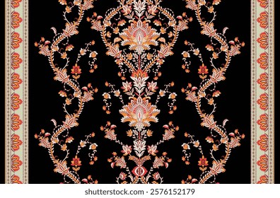 geometric patterns with contrasting floral accents for minimalist wallpapers and modern gift wraps.