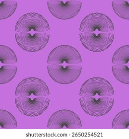 Padrões geométricos criados com curvas intrincadas ou padrões criados por uma máquina de Spirograph, são desenhos abstratos que enfatizam simetria e ritmo de linhas