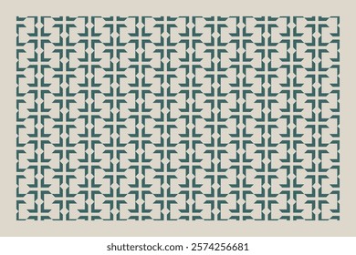 Geometric Patterns Design In The Oriental Style.