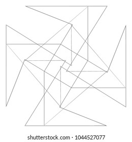 Geometric patterns etudes pentograms of design and interiors