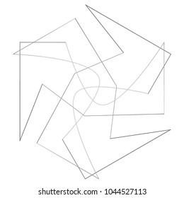 Geometric patterns etudes pentograms of design and interiors