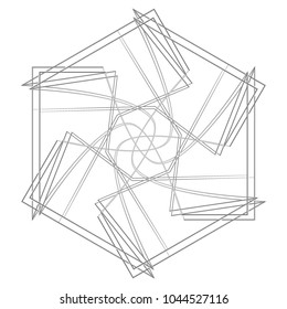 Geometric patterns etudes pentograms of design and interiors