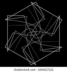 Geometric patterns etudes pentograms of design and interiors