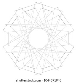Geometric patterns etudes pentograms of design and interiors