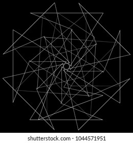 Geometric patterns etudes pentograms of design and interiors
