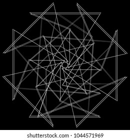 Geometric patterns etudes pentograms of design and interiors