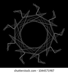 Geometric patterns etudes pentograms of design and interiors