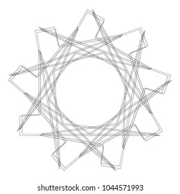 Geometric patterns etudes pentograms of design and interiors