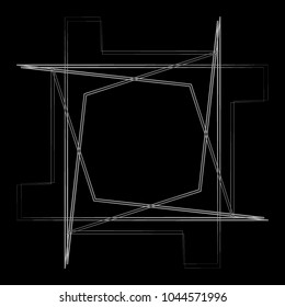 Geometric patterns etudes pentograms of design and interiors