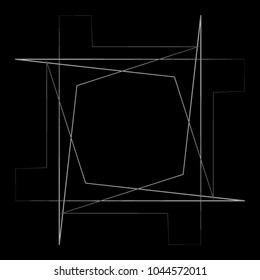 Geometric patterns etudes pentograms of design and interiors