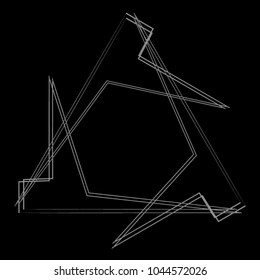 Geometric patterns etudes pentograms of design and interiors