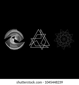 Geometric patterns etudes pentograms of design and interiors