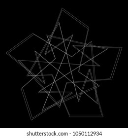 Geometric patterns etudes pentograms of design and interiors