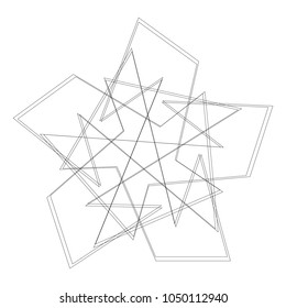 Geometric patterns etudes pentograms of design and interiors