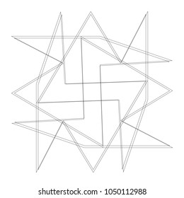 Geometric patterns etudes pentograms of design and interiors