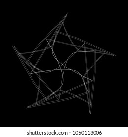 Geometric patterns etudes pentograms of design and interiors