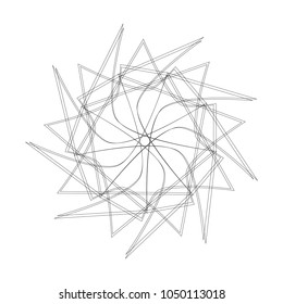 Geometric patterns etudes pentograms of design and interiors