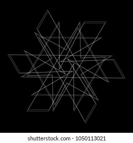 Geometric patterns etudes pentograms of design and interiors