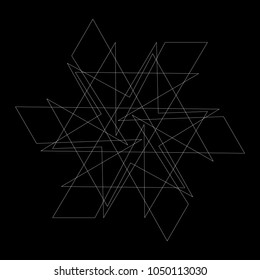 Geometric patterns etudes pentograms of design and interiors