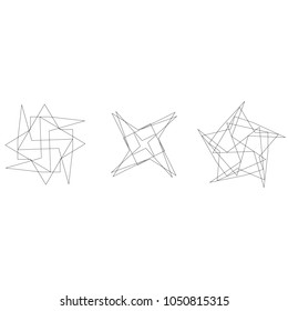 Geometric patterns etudes pentograms of design and interiors