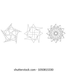 Geometric patterns etudes pentograms of design and interiors