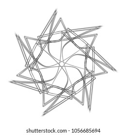 Geometric patterns etudes pentograms of design and interiors