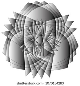 Geometric patterns etudes pentograms of design and interiors