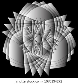 Geometric patterns etudes pentograms of design and interiors