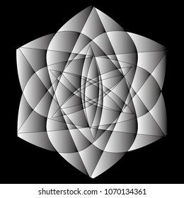 Geometric patterns etudes pentograms of design and interiors