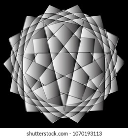 Geometric patterns etudes pentograms of design and interiors