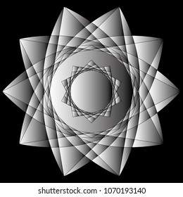 Geometric patterns etudes pentograms of design and interiors