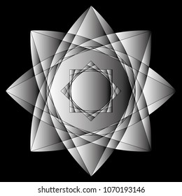 Geometric patterns etudes pentograms of design and interiors
